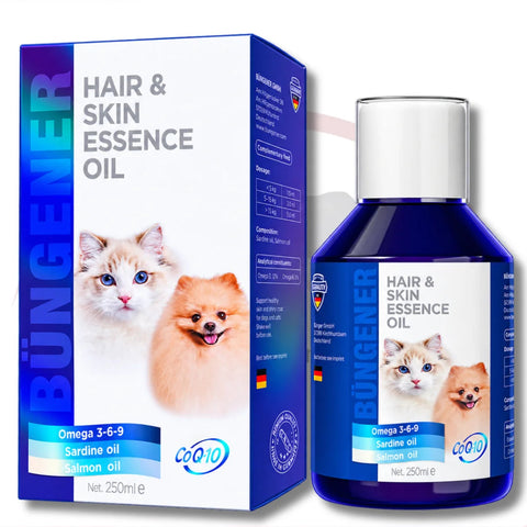 Bungener Hair and Skin Essence Oil for Cats and Dogs 250ml