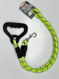 Round rope Leash Imp Handle high Yellow (X-Large)