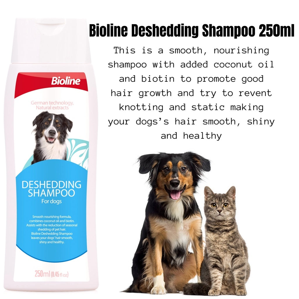 Bioline De-shedding Shampoo For Dog 250ML