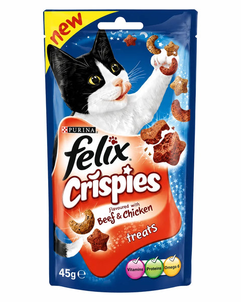 Felix Goody Bag Crispies Beef And Chicken