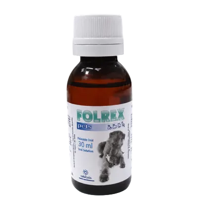 Folrex 30ml joint support product for dogs and cats