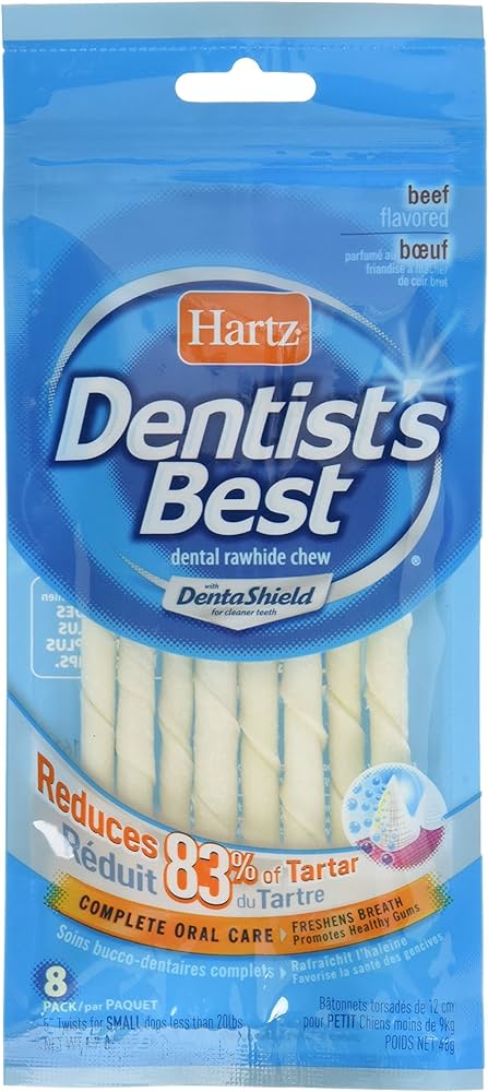 Hartz Dental Twist Beef Stick