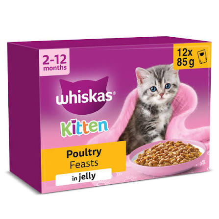Wiskas Poultry Kitten Jelly