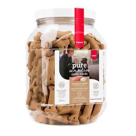 Mera Pure Sensitive Goody Snacks Turkey Rice 600G