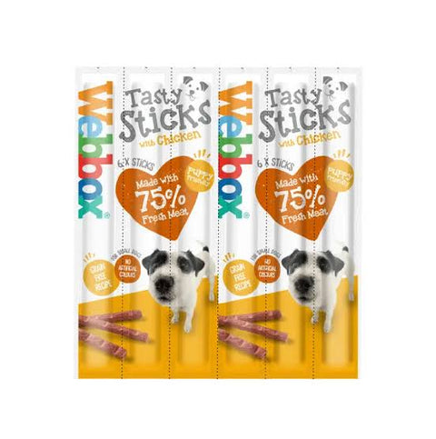 Webbox Tasty Sticks Chicken Dog Treats Large 30G