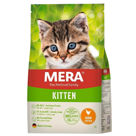 Mera Cats Nature Kitten Chicken grain-free dry cat food 2kg for growing kittens