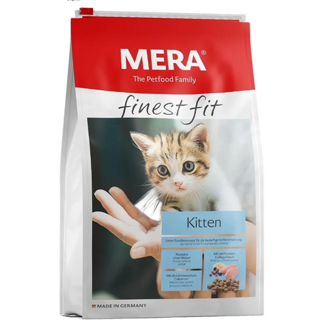 Mera Finest Fit Kitten dry cat food 1.5kg with fresh poultry for growing kittens up to one year