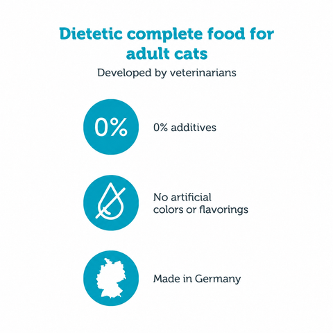 Mera Vital Urinary adult cat food use guide for urinary tract and struvite support