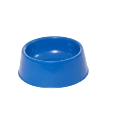Blue bowl round