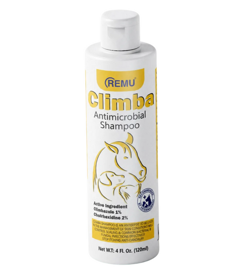 Remu Climba Antimicrobial Shampoo 120ml with Climbazole and Chlorhexidine