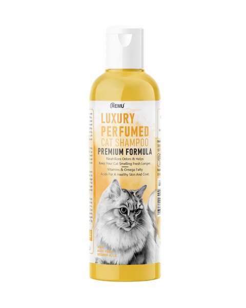 Remu Luxury Perfumed Cat Shampoo 320ml Premium Formula for cats