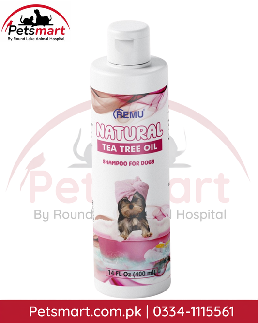 Remu Natural Tea Tree Oil Shampoo 400ml for dogs