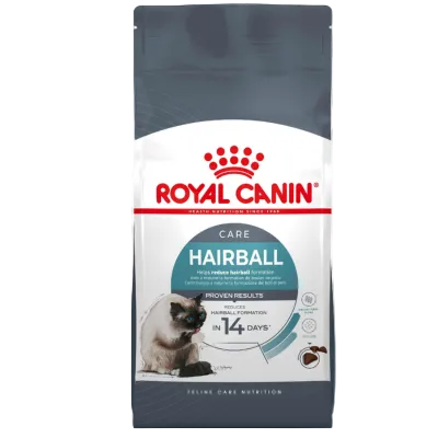 Royal Canin Hairball Care Adult Cat Food 2kg with dietary fibre and psyllium