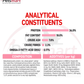 Royal Canin Kitten analytical constituents with protein fat DHA vitamins and nutritional additives