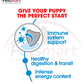 Royal Canin X-Small Puppy formula supporting the developing immune system