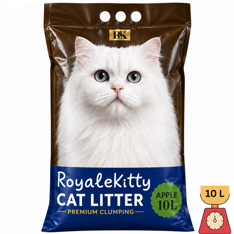 RoyaleKitty Apple Premium Clumping Cat Litter 10L bag