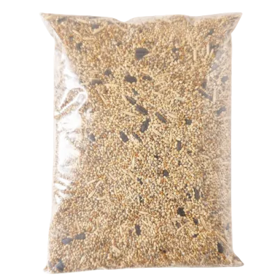 Small Bird Seed Mix 1kg with Lal Kangni Desi Kangni Gol Kangni Canary Seed and Bajri for sparrows finches Gouldian and Bengalese birds