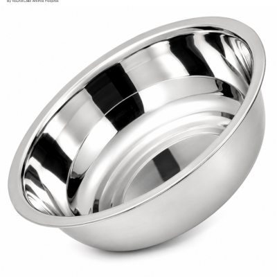 XXL silver stainless steel food and water bowl for cats and dogs